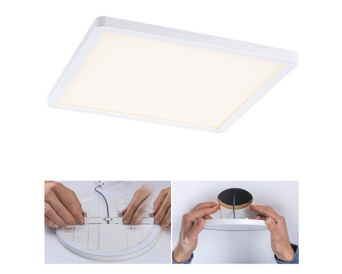 Quadratische LED Deckenleuchte mit Montageanleitung