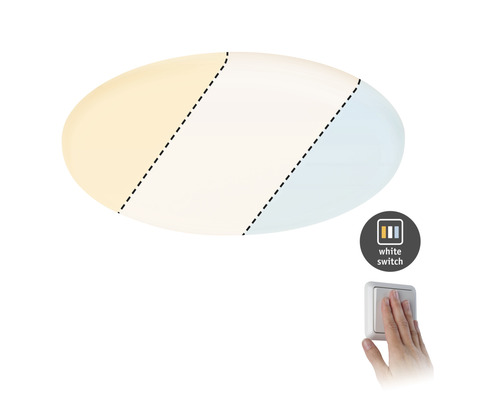 Deckenleuchte mit verstellbarer Farbtemperatur und Wandschalter