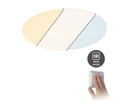 Deckenleuchte mit Weißlichtschalter zur Einstellung der Lichtfarbe