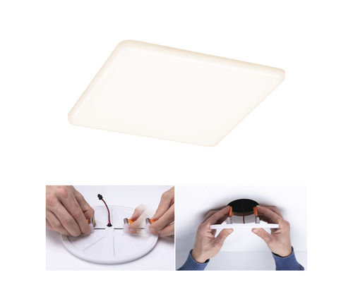 Quadratische LED Deckenleuchte und Details zur Installation