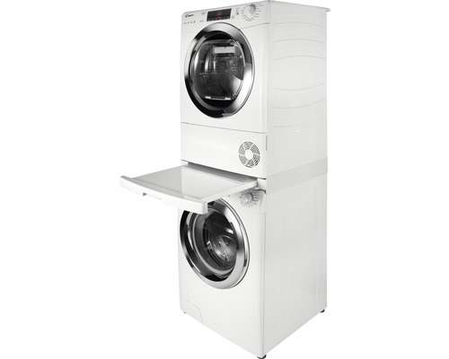 Lave-linge séchant avec tablette coulissante