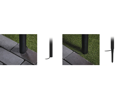 Spot à piquet pour le jardin, vue détaillée