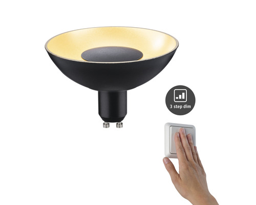 Source lumineuse LED avec fonction de variation à trois niveaux via un interrupteur mural