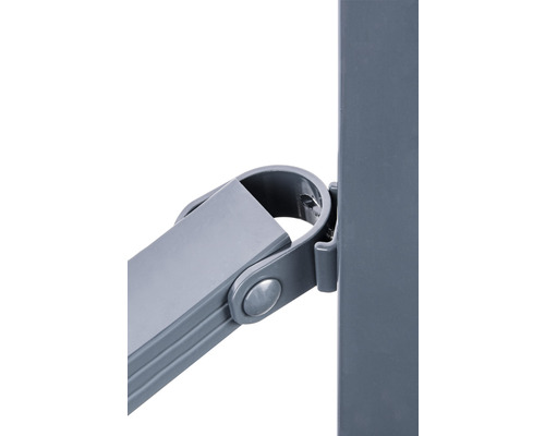 Butée de porte grise pour montage mural