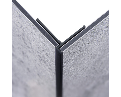 Detailaufnahme von Eckprofilen zur Wandgestaltung