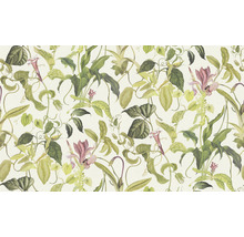 Tapete mit Pflanzen- und Blumenmuster
