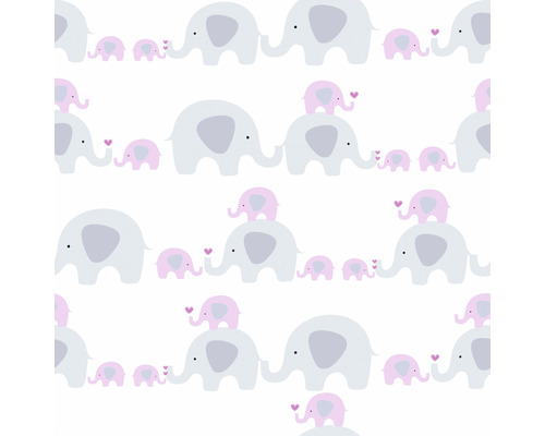 Motif avec des familles d''éléphants