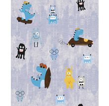 Tapete mit Monster-Motiv für Kinderzimmer