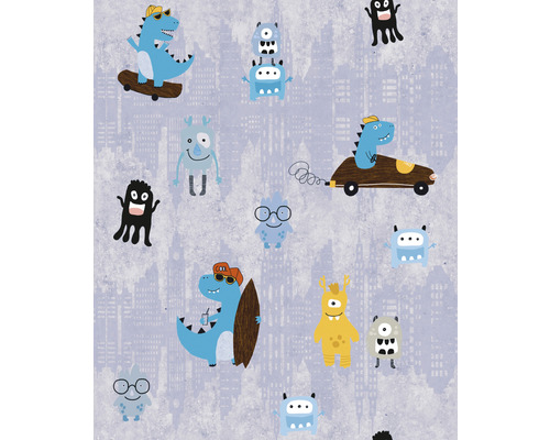 Tapete mit Monster-Motiv für Kinderzimmer