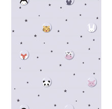 Tapete mit Tiermotiven und Sternen