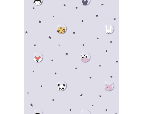 Tapete mit Tiermotiven und Sternen