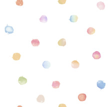 Motif avec des points d''aquarelle multicolores