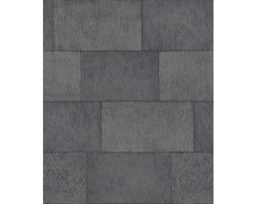 Tapete in Steinoptik mit rechteckigem Muster