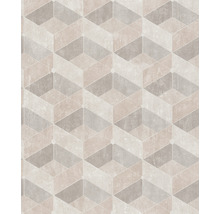 Papier peint à motif géométrique de cubes