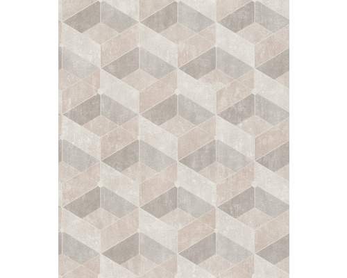 Papier peint à motif géométrique de cubes