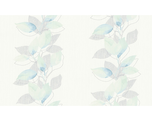 Papier peint avec motif de feuilles