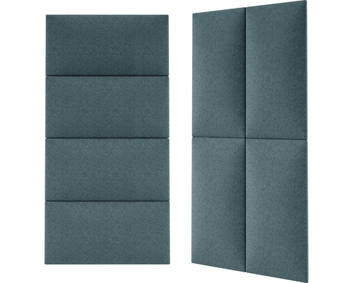 Panneaux muraux d''insonorisation composés de plusieurs éléments rectangulaires