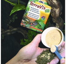 JBL TerraVit Multivitamin und Mineralien Ergänzung für Terrarientiere mit Pulver und Pellets