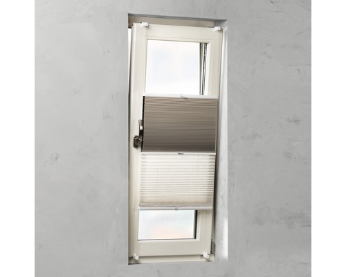 Store plissé sur fenêtre pour le contrôle de la lumière