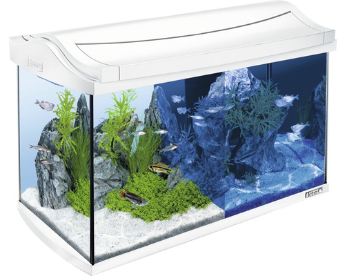 Aquarium Tetra AquaArt LED 60 l blanc, sans meuble bas