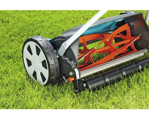 Tondeuse hélicoïdale sur gazon