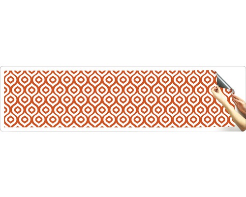 Bordure autocollante à motif abstrait