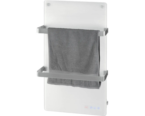 Sèche-serviettes avec porte-serviettes et serviette