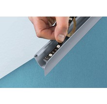 Paulmann Corner Profil grau mit Diffusor 1 m tapezierbar überstreichbar für LED Streifen YourLED und MaxLED-thumb-6