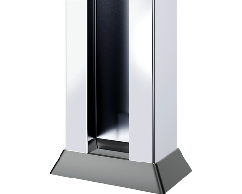 Porte-serviettes sur pied en métal