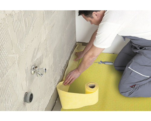 Bande d'étanchéité Dural DURABASE WP pour sol et mur longueur 5 m largeur 15 cm