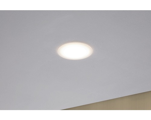 Runde Deckenleuchte an der Decke