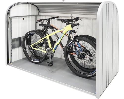 Garage à vélos avec deux vélos