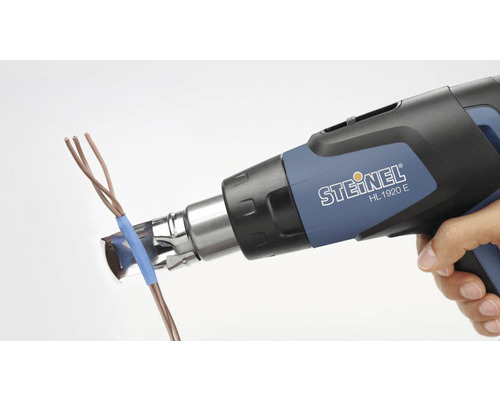 Pistolet thermique Steinel HL 1920 E rétractant un câble