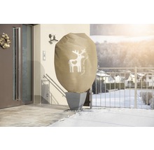 Sac de protection des plantes avec motif de cerf pour protéger les plantes en hiver