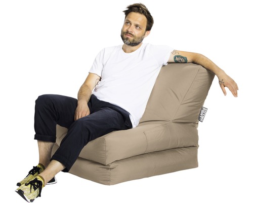 Sitzkissen Sitting Point Sessel Twist cm cm) HORNBACH 180x70x60 (ausgeklappt 90x70x80 - khaki Scuba
