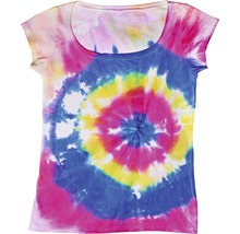 T-Shirt mit Batikmuster