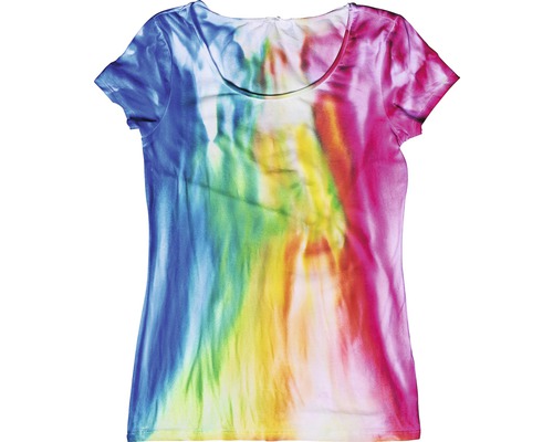 T-Shirt mit Batikmuster