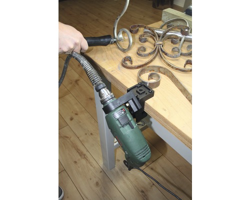 Elektrische Bohrmaschine mit biegsamer Welle zum Schleifen von Metall