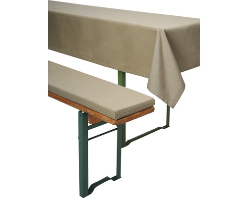 Garniture de tente à bière avec nappe et coussin de banc