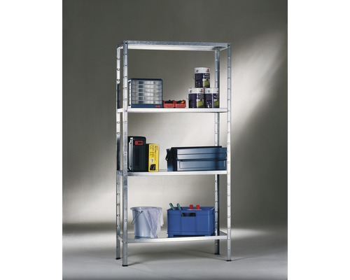 Étagère à cinq tablettes pour ranger des objets