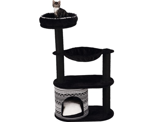 Arbre à chat avec hamac et grotte