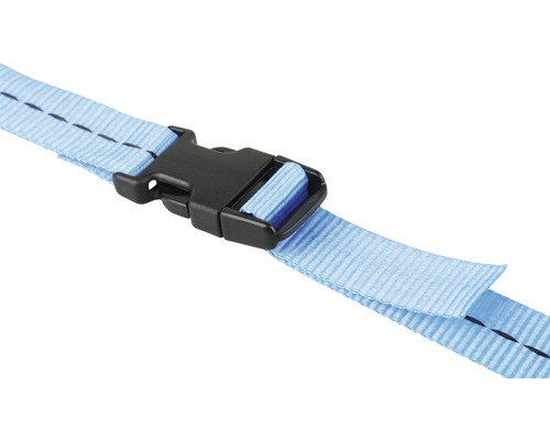 Helles Gurtband mit schwarzem Verschluss