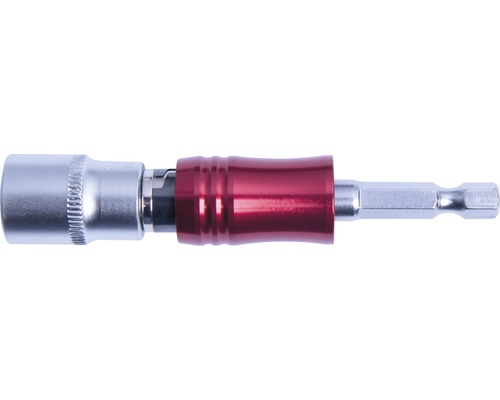 Douille avec porte-embout pour travaux de vissage