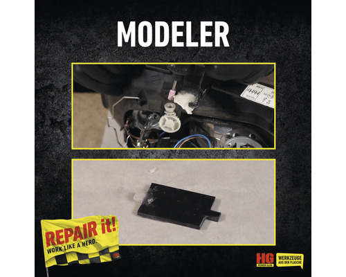 Projet de modélisme avec réparation de phare et drapeau d''outils