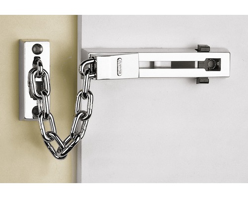 Judas de porte avec chaîne et logo ABUS pour la sécurité de la porte