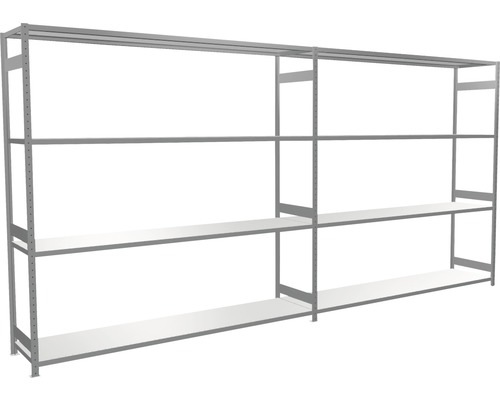 Étagère métallique à plusieurs niveaux pour le stockage