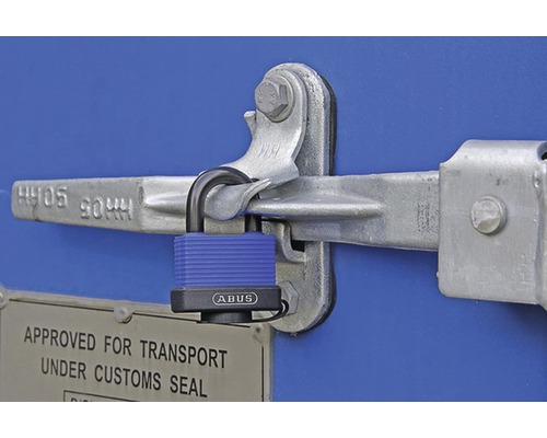ABUS Vorhängeschloss an einem Containerverschluss