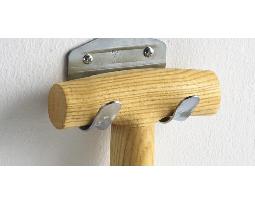 Maillet en bois avec support mural