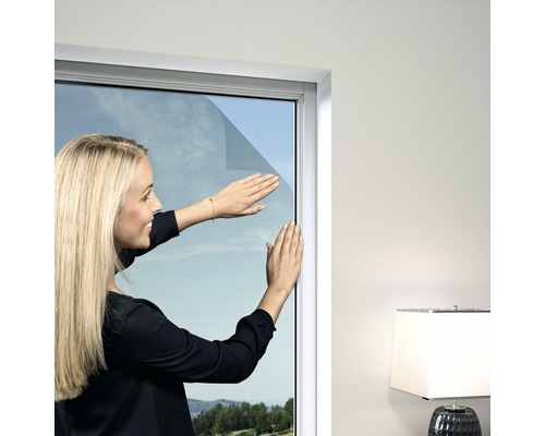 Fliegengitter Windhager Elastic PLUS für Fenster ohne Bohren anthrazit 130x150 cm