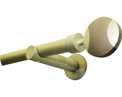 Tringle à rideaux avec supports et embout
